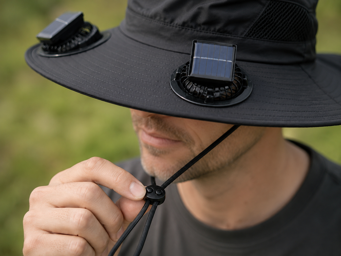 Chapeau Fraîcheur Solaire™ — réglages