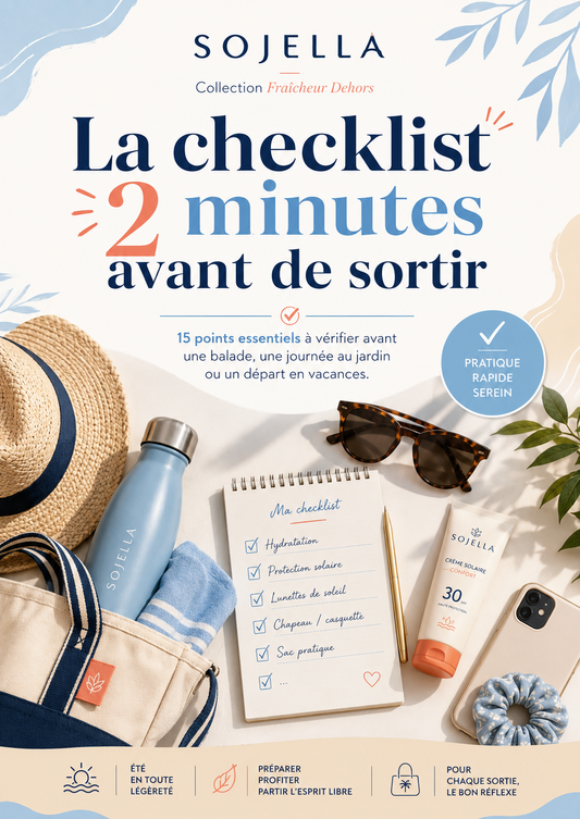 La checklist 2 minutes avant de sortir